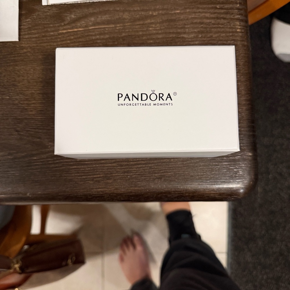 Pandora Collectable White Sled Ornament